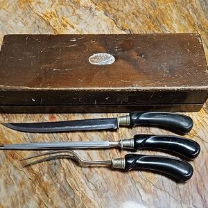 FLINT HOLLOW GROUND CUTLERY Carving Set